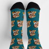 Benutzerdefiniertes Gesicht Kinder Haustiere Perso Socken (Oben)