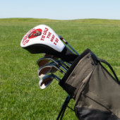 Benutzerdefiniertes Gesicht Lustiger Golf-Spruch E Golf Headcover (In SItu)