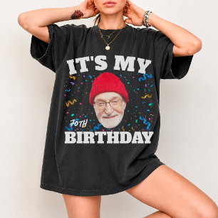 Benutzerdefiniertes Gesicht Opa, ich habe Geburtst T-Shirt