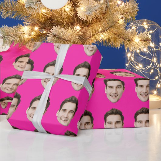 Benutzerdefiniertes Gesicht Personalisierte Geburt Geschenkpapier (Feiertage)