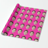 Benutzerdefiniertes Gesicht Personalisierte Geburt Geschenkpapier (Ungerollt)