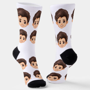 Benutzerdefiniertes Gesicht Personalisiertes Foto Socken