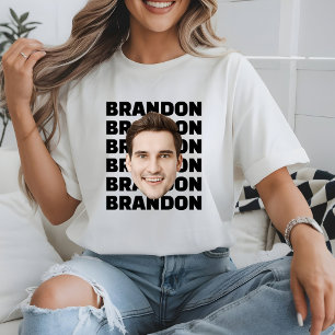 Benutzerdefiniertes Gesicht Personalisiertes Foto T-Shirt