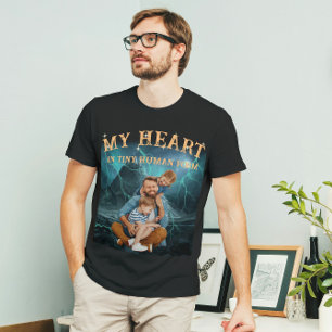 Benutzerdefiniertes Gesicht Porträt Foto im Vintag T-Shirt