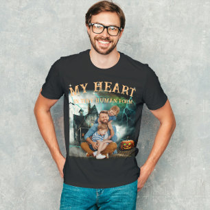 Benutzerdefiniertes Gesicht Porträt Foto im Vintag T-Shirt