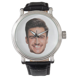 Benutzerdefiniertes Gesichtsfoto Armbanduhr