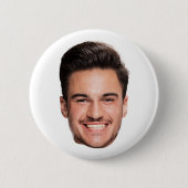 Benutzerdefiniertes Gesichtsfoto Button (Vorderseite)