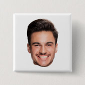 Benutzerdefiniertes Gesichtsfoto Button (Vorderseite)