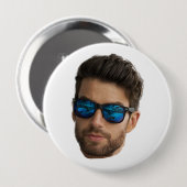 Benutzerdefiniertes Gesichtsfoto Button (Vorne & Hinten)