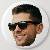 Benutzerdefiniertes Gesichtsfoto Button (Vorderseite)