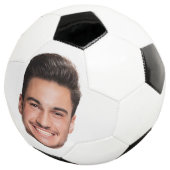 Benutzerdefiniertes Gesichtsfoto Fußball (Dreiviertel)