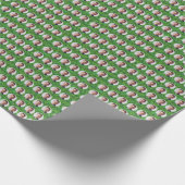 Benutzerdefiniertes Gesichtsmuster Geschenkpapier (Ecke)