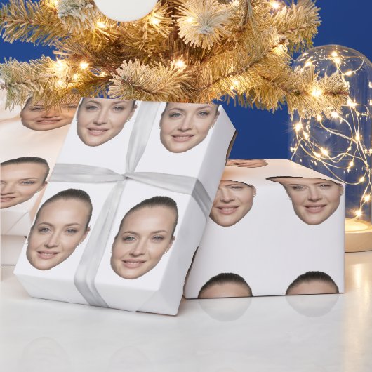 Benutzerdefiniertes Gesichtspapier personalisierte Geschenkpapier (Feiertage)