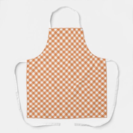 Benutzerdefiniertes Gingham-Muster in individuelle Schürze (Vorderseite)
