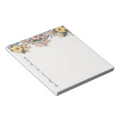 Benutzerdefiniertes girly Blumiges Muttertags-Noti Notizblock (angewinkelt)