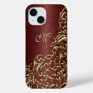 Benutzerdefiniertes, glänzendes, goldenes Blumenwi Case-Mate iPhone Hülle