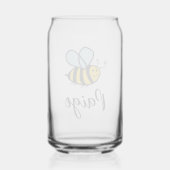 Benutzerdefiniertes Glas mit glücklichem Honigbien (Rückseite)