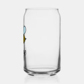 Benutzerdefiniertes Glas mit glücklichem Honigbien (Links)