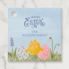 Benutzerdefiniertes glückliches Ostern niedlich Geschenkanhänger