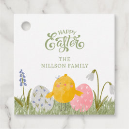 Benutzerdefiniertes glückliches Ostern niedlich Geschenkanhänger
