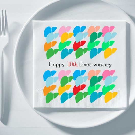 Benutzerdefiniertes glückliches Party zum Lebensja Serviette