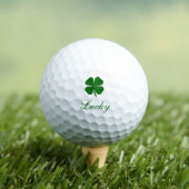 Benutzerdefiniertes Glücksklee Golfball (Insitu T-Shirt)