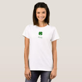 Benutzerdefiniertes Glücksklee T-Shirt (Vorne ganz)