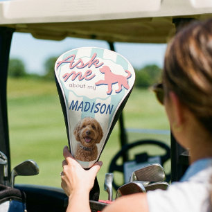 Benutzerdefiniertes Goldendoodle Golf Liebhaber Fo Headcover