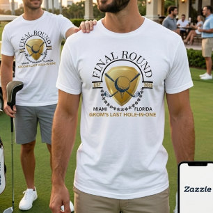 Benutzerdefiniertes Golf-Themen-Reiseziel für Jung T-Shirt