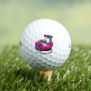 Benutzerdefiniertes Golfball-Geschenk für den Hai- Golfball
