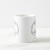 Benutzerdefiniertes Golfclub-Turnier  Kaffeetasse (Mittel)