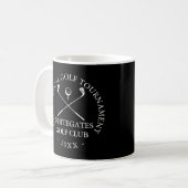 Benutzerdefiniertes Golfclub-Turnier Kaffeetasse (Vorderseite Links)