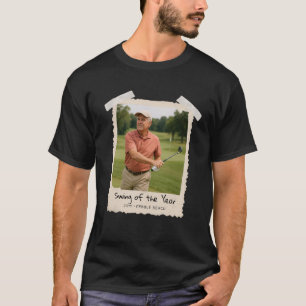 Benutzerdefiniertes Golfer-Foto-Shirt, Schwung des T-Shirt