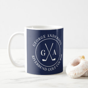 Benutzerdefiniertes Golfschläger-Logo Personalisie Kaffeetasse
