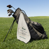 Benutzerdefiniertes Golfturnier Golfhandtuch (Gras)
