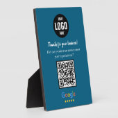 Benutzerdefiniertes Google Review QR Code Business Fotoplatte (Seite)