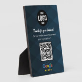 Benutzerdefiniertes Google-Review-QR-Code-Geschäft Fotoplatte (Seite)