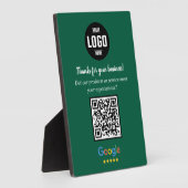 Benutzerdefiniertes Google-Review-QR-Code-Geschäft Fotoplatte (Seite)