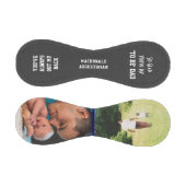 Benutzerdefiniertes Graues VATER-to-BE 2-Foto Baseball (Paneele)