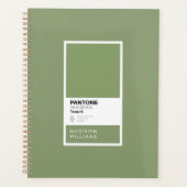benutzerdefiniertes Green-Notebook | Personalisier Planer (Vorderseite)