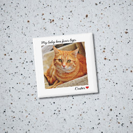 Benutzerdefiniertes großes Foto Personalisiertes H Magnet