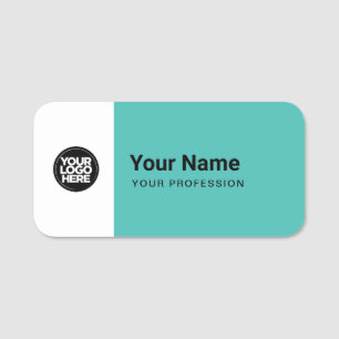 Benutzerdefiniertes großes Namensschild mit Logo o