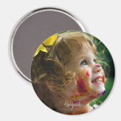 Benutzerdefiniertes Großkind-Foto-Geschenk für Gro Magnet (Vorderseite/Rückseite)