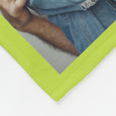 Benutzerdefiniertes Großvater-Geschenk mit 6 Bilde Fleecedecke (Ecke)