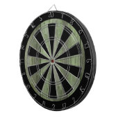 Benutzerdefiniertes Grunge-Grün-Spiel Dartscheibe (Vorderseite rechts)