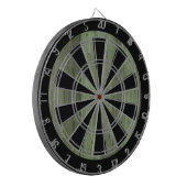 Benutzerdefiniertes Grunge-Grün-Spiel Dartscheibe (Vorderseite Links)