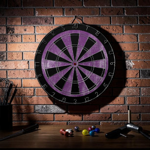 Benutzerdefiniertes Grunge-Lila-Spiel Dartscheibe