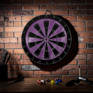 Benutzerdefiniertes Grunge-Lila-Spiel Dartscheibe