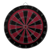 Benutzerdefiniertes Grunge Rot Spiel Dartscheibe (vorne)
