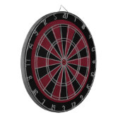 Benutzerdefiniertes Grunge Rot Spiel Dartscheibe (Vorderseite Links)